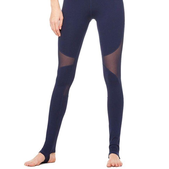 Alo yoga leggings with mesh detail and heel strap - Picture 4 of 4
